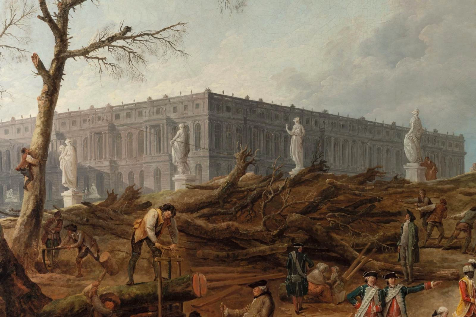 Il Bosco e il Bagno di Apollo - dettaglio, Musée National du Château, Versailles